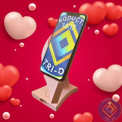 EcoHolder Corazón Personalizado – Soporte para tu Celular y el de tu persona especial - Tri-Di Store
