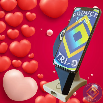 EcoHolder Corazón Personalizado – Soporte para tu Celular y el de tu persona especial - Tri-Di Store