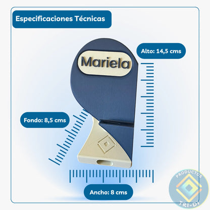 EcoHolder Corazón Personalizado – Soporte para tu Celular y el de tu persona especial - Tri-Di Store